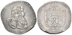 Monete italiane RETEGNO Antonio Teodoro Trivulzio, 1676-1678. Doppio Filippo 1676. Ag gr. 55,18 Dr. THEODORVS TRIVLTIVS S R I ET VAL MISOL PRI. Busto drappeggiato e corazzato a d., con Collare del Tos
