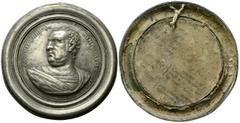 Medaglie straniere FRANCIA Aulo Vitellio Germanico (imperatore), 15 sett. 69-dicembre 69 d.C. Medaglia uniface scuola francese XVIII secolo. Stagno Argentato gr. 272,70 mm 130,5 Dr. A VITELLIVS - IMP 