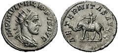 RÖMISCHE MÜNZEN KAISERREICH PHILIPPUS I. ARABS (244 - 249) Antoninian, undatiert, Antiochia. IMP M IVL PHILIP PVS AVG. Drapierte Panzerbüste mit Strahlenkrone nach rechts. Perlkreis. Rs: AETERNITAS AV
