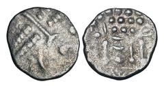 CELTIC BRITAIN, Durotriges. Cranbrook Chase type, 58-40 BC. AR Stater (3.22 gm). Degraded head of Apollo / Degraded horse. BMC.2578v. Toned aVF.