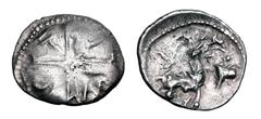 Celtic Coins CELTIC BRITAIN, Atrebates. Tincommius, 25-10 BC. AR Unit (1.26 gm). Cross on shield, TINC / Lion bounding, bucranium below. S.87. ABC.1124 vA.372. Toned VF. Rare.