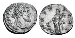 Roman Imperial Coins DIDIUS JULIANUS, 193 AD. AR Denarius (2.77 gm). Laureate head / Fortuna standing with rudder and cornucopia. RIC.2(R3). RSC.10. Toned aXF. Very Rare. ex. Dr. Nicholas Lowe collect