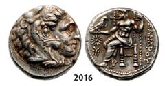 ANCIENT GREEK COINS Tetradrachm (Struck 336-323 BC) Amphipolis, Silver (17.08g) Obv. MACEDONIA – MACEDONIAN KINGDOM Tetradrachm (Struck 336-323 BC) Amphipolis, Silver (17.08g) Obv.: Head of Heracles r