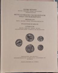 Auction Catalogues STERNBERG F. - APPARUTI G., Zurich – Mail bid sale 1. 18 Dezember 1999. Antike Munzen Kelten-Griechen-Romer-Byzantiner-Judische munzen – Mittelalterliche und neuzeitliche gold und s
