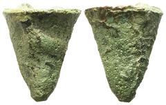 Greek Sicily, Akragas, c. 440-430 BC. Cast Æ Hexas or Dionkion (5.49g). Eagle standing l. R/ Crab. Two pellets (mark of value) on base. Westermark, Coinage, Group III, 527; CNS I, 7; SNG ANS -; HGC 2,
