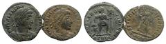 Multiple lots Valentinian II (375-392). Lot of 2 Æ coins, to be catalog. Lot sold as is, no return