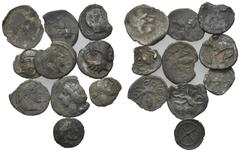 Multiple lots Magna Graecia and Sicily, lot of 10 AR Fractions, to be catalog. Lot sold as is, no return