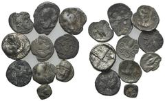 Multiple lots Magna Graecia and Sicily, lot of 10 AR Fractions, to be catalog. Lot sold as is, no return