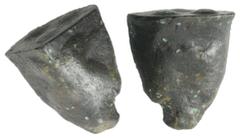 Greek Sicily, Akragas, c. 440-430 BC. Cast Æ Tetras or Trionkion (18.5mm, 12.08g). Two eagle foreparts back-to-back. R/ Crab. Three pellets (mark of value) on base. Westermark, Coinage, 526; CNS I, 6;