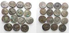 Multiple lots Lot of 15 Roman Provincial AR/BI Tetradrachms, to be catalog. Lot sold as is, no return