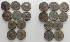Multiple lots Lot of 10 Roman Provincial BI Tetradrachms, to be catalog. Lot sold as is, no return