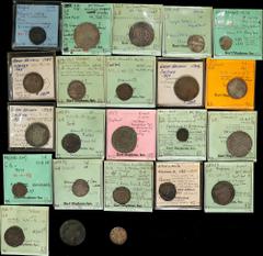 GREAT BRITAIN. Group of Assorted Silver Issues (24 Pieces), ca. 9th-18th Centuries. Average Grade: VERY FINE. This intriguing assortment spans from early Medieval Britain to the reign of George III. V