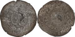 Edict of 1640 Counterstamped Douzain Edict of 1640 Counterstamped Douzain. Host Coin: France, Charles V, (1364-1380) Blanc au K. Wierzba FR-2, Vlack-Unlisted, Breen-271, Gadoury-21, Duplessy-1343. Goo