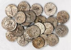 Azes II 35-12 B.C INDO-SKYTHIANS. Azes II 35-12 B.C. Lot of (25) AR Tetradrachms, ca. 35-12 B.C. 25 pieces in lot. SOLD AS IS/NO RETURNS.VERY FINE-EXTREMELY FINE.