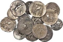MACEDON. Kingdom of Macedon. Alexander III (the Great) 336-323 B.C. Lot of (20) AR Tetradrachms, Various Mints. 20 pieces in lot. A group of lifetime and posthumous issues. Should be examined. SOLD AS