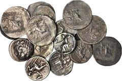 MACEDON. Kingdom of Macedon. Alexander III (the Great) 336-323 B.C. Lot of (20) AR Tetradrachms, Various Mints. 20 pieces in lot. A group of lifetime and posthumous issues. Should be examined. SOLD AS
