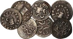 MIXED LOTS. Greek. Lot of (7) Cistophoric Tetradrachms. 7 pieces in lot. A grouping of (7) Cistophoric Tetradrachms from various provinces, including Lydia, Ionia and Mysia. Some are toned while some 