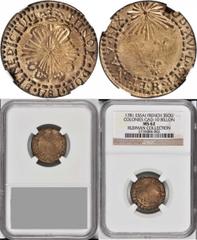 FRENCH COLONIES FRENCH COLONIES. 3 Sous Essai, 1781. Louis XVI (1774-1793). NGC MS-62. KM-E2; Lec-281. Finest graded at NGC and tied with one other piece at PCGS. A trifle of strike weakness through t