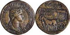 Agrippina Senior (Mother of Caligula, died A.D. 33) AGRIPPINA SENIOR (MOTHER OF CALIGULA, DIED A.D. 33). AE Sestertius (25.93 gms), Rome Mint, Struck under Caligula, A.D. 37-41. VERY FINE. cf.RIC (Cal