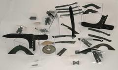 CHINA. Ancient Bronze Monies & Oddments, ND. Approximately 37 pieces in lot. An interesting assortment of ancient Chinese Bronze monies and other assorted items including knives, spades, bridges, arro