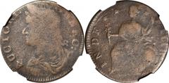 Connecticut Copper Very Rare 1787 Miller 16.5-p 1787 Connecticut Copper. Miller 16.5-p, W-3030. Rarity-7. Draped Bust Left. VG Details—Environmental Damage (NGC). Pleasing medium brown color is quite 