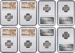 MIXED LOTS. Quartet of Silver Denarii (4 Pieces), Maximinus I, A.D. 235-238. All NGC Certified. Covering the brief reign of the imposing Maximinus Thrax, this grouping presents high grades (Ch AU and 