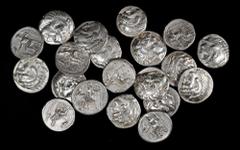 Ancient Coins MACEDON. Kingdom of Macedon. Group of Alexander lll-style Silver Tetradrachms (20 Pieces). Average Grade: VERY FINE. A large gathering of the ever-popular Alexander III 'the Great'-type 