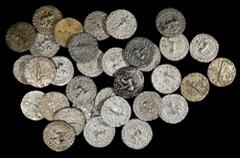 Ancient Coins INDO-SKYTHIANS. Azes II, ca. 35-12 B.C. Group of Silver Tetradrachms (33 Pieces). Grade Range: FINE to ALMOST UNCIRCULATED. An interesting selection of Tetradrachms. A wonderful selectio