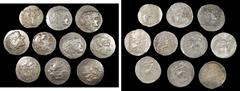 Ancient Coins MIXED GREEK LOTS. Group of Silver Tetradrachms (10 Pieces). Average Grade: VERY FINE. A group of mixed Tetradrachms, most coins in this group have seen heavy handling, and therefore pres