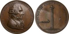 World Coins: Cape Verde to French West Africa FRANCE. Julien-David Le Roy Bronze Medal, L'An 11 (1802/3). Paris Mint. GEM UNCIRCULATED. Bramsen-278; Julius-1180. By Duvivier. Diameter: 41mm; Weight: 3