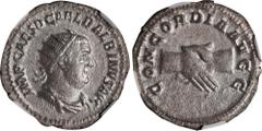 Ancient Coins BALBINUS, A.D. 238. AR Double-Denarius (Antoninianus) (4.41 gms), Rome Mint, ca. April-June A.D. 238. NGC Ch EF, Strike: 5/5 Surface: 2/5. RIC-10; RSC-3. Obverse: Radiate, draped and cui