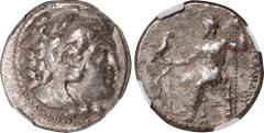 MACEDON. Kingdom of Macedon. Duo of Silver Alexander III Type Tetradrachms (2 Pieces). Both NGC F. A pair of well circulated Alexander the Great Tetradrachm, offered rather affordably here. Withdrawn