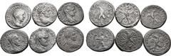 Roman Provincial Lot of 6 Roman Provincial BI Tetradrachms. Lot sold as seen - no returns. From a private British collection.