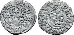 Medieval and World Romania, Moldavia (Principality). Ştefan III cel Mare AR Groat. Type IIa. 1457-1504. ✠ ᙏOꞂЄTA ᙏOLDAV, bull's head facing; star above, rosette to left, crescent to right / ✠ STЄFAꞂVS