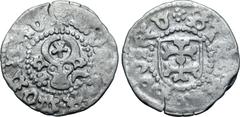 Medieval and World Romania, Moldavia (Principality). Ştefan III cel Mare AR Groat. Type IIa. 1457-1504. ✠ ᙏOꞂЄTA ᙏOLDAV, bull's head facing; star above, rosette to left, crescent to right / ❊ STЄFAꞂVS