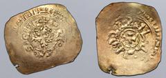 World and Medieval Italian States, Sicilia (Sicily, Kingdom). Frederick I (later Frederick II, Holy Roman Emperor) and Constance as Empress of the Holy Roman Empire, AV Tari. Amalfi mint, November 119