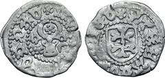 Medieval & World Romania, Moldavia (Principality). Ştefan III cel Mare AR Groat. Type IIc. 1457-1504. ❊ ᙏOꞂЄTA ᙏOLDAV, bull's head facing; rosette above and to left, crescent to right / ❊ STЄFAꞂVS VOI