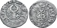 Medieval & World Romania, Moldavia (Principality). Ştefan III cel Mare AR Groat. Type IIc. 1457-1504. ❊ ᙏOꞂЄTA ᙏOLDAVI, bull's head facing; rosette above and to left, crescent to right / ❊ STЄFAꞂVS VO