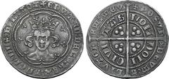 A Collection of Medieval and World Coins Great Britain, Plantagenet Kings. Edward III AR Groat. Treaty period. London (Tower) mint, 1361-1369. ✠ ЄDWΛRD' ⦂ DЄI ⦂ G' ⦂ RЄX ⦂ ΛꞂGL' ⦂ DꞂS ⦂ ҺУB ⦂ AQT, cro