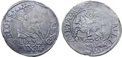 Medieval & World Polish-Lithuanian Commonwealth, Sigismund II Augustus AR Groat. 1566-1568. SIGIS AVG.REX, crowned and draped bust to right; .POLO.MAG. .DVX.L. in two lines below / MONETA.MAGNI.DVCA.L