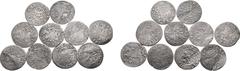 Medieval & World Lot of 10 Poland (Kingdom) and Lithuania (Grand Duchy). Alexander I AR 1/2 Groats. Lot sold as seen - no returns.