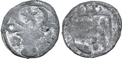 Medieval & World Romania, Moldavia (Principality). Ştefan II BI 1/2 Groat. Suceava mint, 1433-1447. Facing bull's head; star above, rosette and crescent flanking / Shield with three bars to left and s