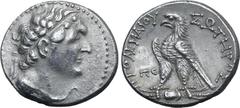 The Pavlos S. Pavlou Collection of Ptolemaic Coins Ptolemaic Kingdom of Egypt, Ptolemy VI Philometor AR Tetradrachm. First sole reign. Uncertain mint (Arados?), dated year 85 of an uncertain era = 178