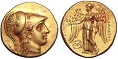 Kingdom of Macedon. Alexander III ‘The Great’ AV Stater. Kingdom of Macedon. Alexander III ‘The Great’ AV Stater. Babylon, circa 315-311 BC. Struck under Peithon, for Antigonos I Monophthalmos. Head o