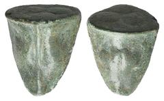 Sicily, Akragas Æ Tetras. Sicily, Akragas Æ Tetras. c. 450. Heads of two eagles, back to back / Crab. Three pellets on base. CNS I, 6; SNG ANS 1018. 10.54g, 17mm. Green patina, VF