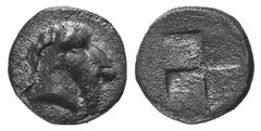 Thraco-Macedonian Region. AR Tetartemorion. Thraco-Macedonian Region. AR Tetartemorion. 5th C. BC. Head of goat r. / Four-part incuse square. Unpublished in the standard literature, cf. CNG 273, lot 1