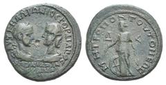 Gordian III and Tranquillina Æ 4.5 Assaria of Tomis, Moesia Inferior. Gordian III and Tranquillina Æ 4.5 Assaria of Tomis, Moesia Inferior. AD 238-244. Confronted busts of Gordian III and Tranquillina