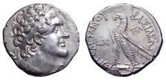 Ptolemaic Kings of Egypt. Ptolemy VI Philometor AR Tetradrachm. Ptolemaic Kings of Egypt. Ptolemy VI Philometor AR Tetradrachm. Second sole reign. Paphos, dated RY 32 (150/149 BC). Diademed head of Pt