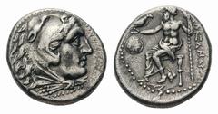 Kingdom of Macedon. Alexander III 'the Great' AR Drachm.Kingdom of Macedon. Alexander III 'the Great' AR Drachm. Uncertain mint in Western Asia Minor, circa 323-280 BC. Head of Herakles right, wearing