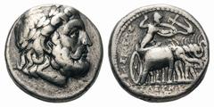 Seleukid Kings of Syria. Seleukos I Nikator AR Tetradrachm.Seleukid Kings of Syria. Seleukos I Nikator AR Tetradrachm. Seleukeia on the Tigris, circa 296/5-281 BC. Laureate head of Zeus right / Athena